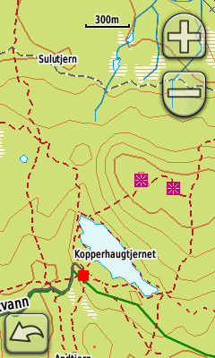 Topokart fra Nordmarka